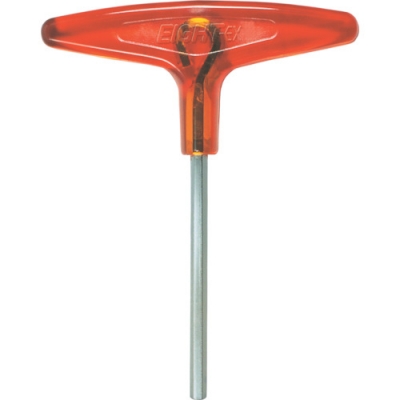 （株）エイト 018S-5H エイト　Ｔ型　六角棒スパナ　樹脂ハンドル　ショートタイプ　５ｍｍ　単品