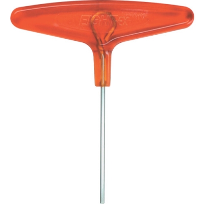 （株）エイト 018S-2.5H エイト　Ｔ型　六角棒スパナ　樹脂ハンドル　ショートタイプ　２．５ｍｍ　単品