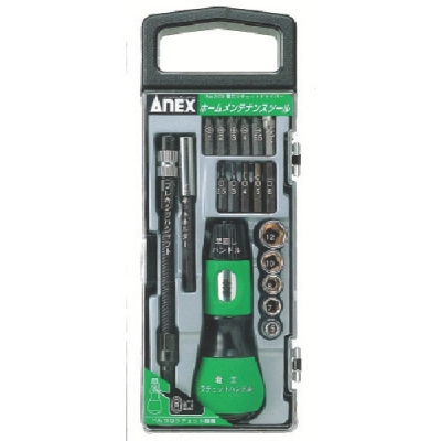 日本安力士 ANEX  2100 アネックス　ホームメンテナンスツール　ラチェットセット