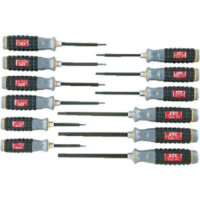 日本京都 KTC TD1T12 ＫＴＣ　樹脂柄Ｔ型トルクスドライバセット［１２本組］