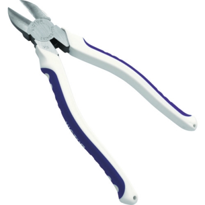 日本富具亚 FUJIYA (ビクター) 361HGS-175 ビクター 強力ニッパ(薄刃バネ付)(エラストマーG)