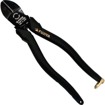 日本富具亚 FUJIYA  700N-175BG フジ矢　偏芯強力ニッパ（黒金・圧着機能付）