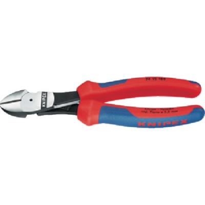 KNIPEX社 7412-180 KNIPEX 強力型ニッパー バネ付 180mm