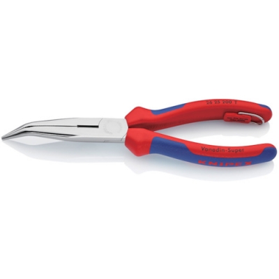 ＫＮＩＰＥＸ社 2625-200TBK ＫＮＩＰＥＸ　先曲ロングラジオペンチ（落下防止ツール付き）　２００ｍｍ