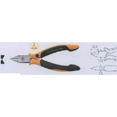 ノガ・ウォーターズ(株) Z4104BV115 NOGA ESD精密ニッパー