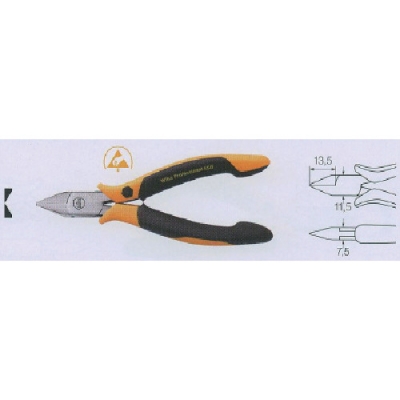 ノガ・ウォーターズ(株) Z4104FF115 NOGA ESD精密ニッパー