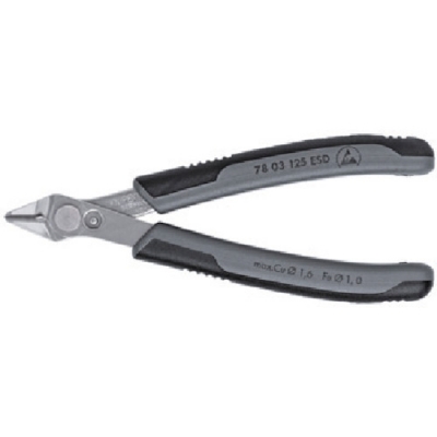 KNIPEX社 7803-125ESD KNIPEX エレクトロニクス スーパーニッパー 125mm
