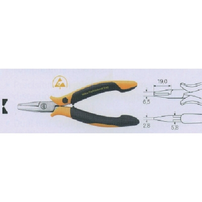 ノガ・ウォーターズ(株) Z4704EF110 NOGA ESD精密エンドニッパー