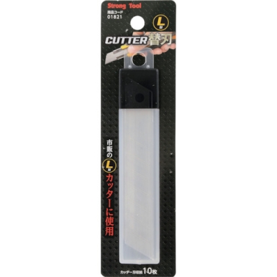 日本 TASCO ミツトモ 01821 ストロングツール　カッター替刃　Ｌ型　１０枚