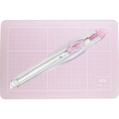 エヌティー（株） SET-AM350P-P ＮＴ　カッター＋ミニカッティングマットセット　ピンク