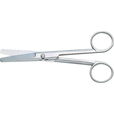 日本亚速旺 ASONE   2-534-03 ＡＳ　ハサミＮＯ８直セン刀両鈍１８０