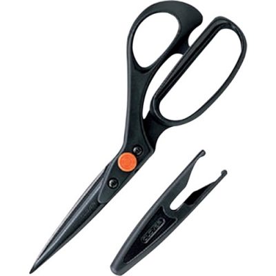 クロバー（株） 36-192 クロバー　布切はさみ　ブラック　携帯型　２１ｃｍ