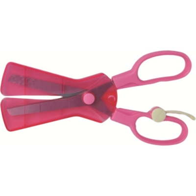 日本长谷川刃物 CANARY  AC-145-P キャナリー　安心カバーハサミ　ピンク