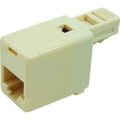 JEFCOM   LNC-TEL-A デンサン　電話線アダプター