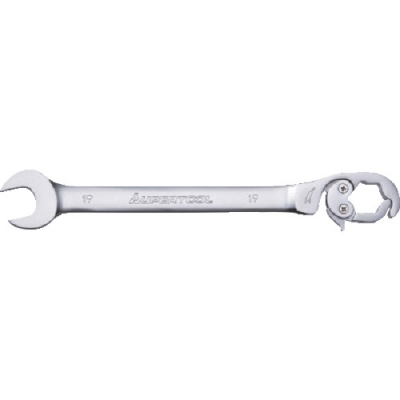 （株）スーパーツール RCW17 スーパー　オープンラチェット　ストレートタイプ