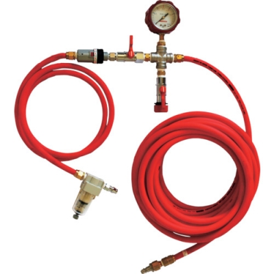 （株）ホーシン WSLHA10M Ｈｏｓｈｉｎ　止水ボール用空気注入ホース　大口径用Ａ１０ｍ（圧力計付）