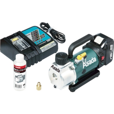 日本浅田 ASADA    VP151 アサダ　充電式真空ポンプ１．５ＣＦＭ－ＢＬ（バッテリ付）