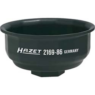 日本角田 HAZET  2169-86 ＨＡＺＥＴ　カップ式オイルフィルターレンチ９溝　フィルター径８６　差込１２．７