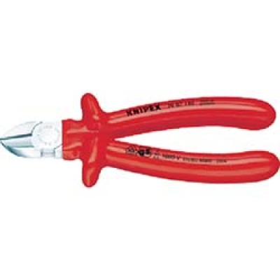 ＫＮＩＰＥＸ社 7007-160 ＫＮＩＰＥＸ　絶縁１０００Ｖ斜ニッパー　１６０ｍｍ