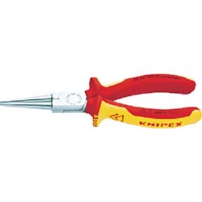ＫＮＩＰＥＸ社 3036-160 ＫＮＩＰＥＸ　絶縁１０００Ｖロングノーズプライヤー　先端丸型　１６０ｍｍ