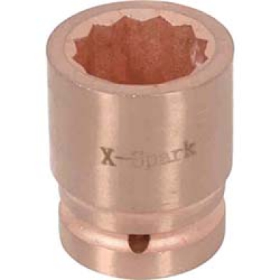 16 Ａｍｐｃｏ　防爆インパクトソケット　差込み１９．０ｍｍ　対辺１－７／１６