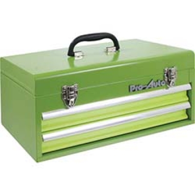 日本Pro-Auto  P983020G スエカゲ　２段引出し式ツールボックスグリーン