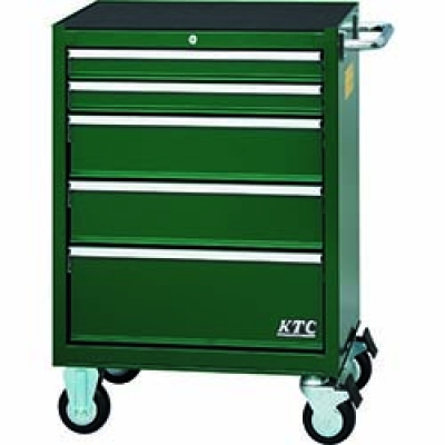 日本京都 KTC SKX3805GR KTC 2019SK ローラーキャビネット(5段5引出し)(グリーン)(特別色)