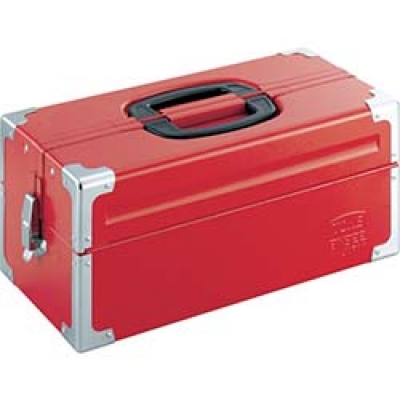 ＴＯＮＥ（株） BX322 ＴＯＮＥ　ツールケース（メタル）　Ｖ形２段式　４３３Ｘ２２０Ｘ１９５ｍｍ　レッド