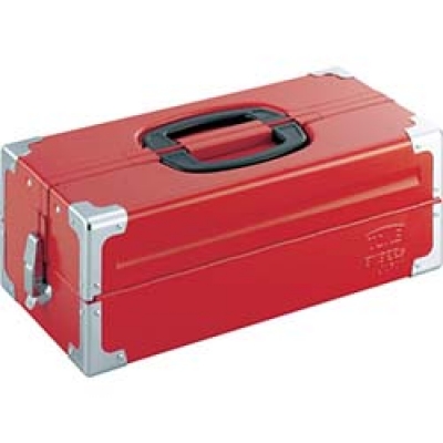TONE(株) BX322S TONE ツールケース(メタル) V形2段式 433X220X160mm レッド