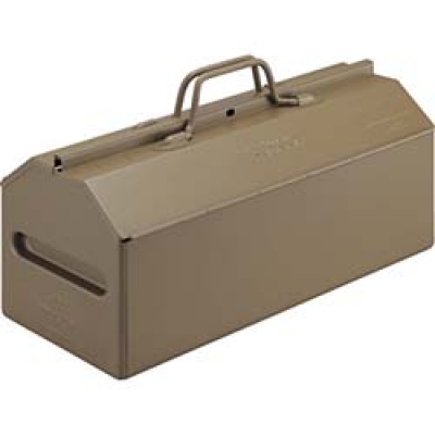 日本中山 TRUSCO  L-450-OD ＴＲＵＳＣＯ　山型中皿付工具箱　４６１Ｘ２０１Ｘ２６１　オリーブドラブ