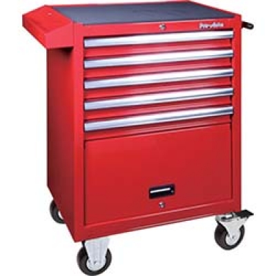 日本Pro-Auto  GT-0005 スエカゲ 5段引き出し+1ドアローラーキャビネット