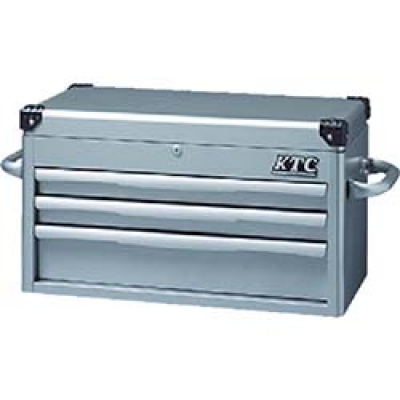 日本京都 KTC EKR-1003 KTC トップチェスト(3段3引出し)シルバー