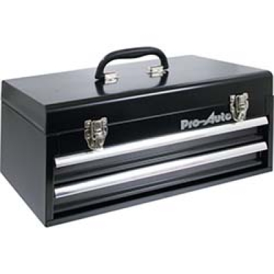 日本Pro-Auto  P983020B スエカゲ 2段引出し式ツールボックスブラック