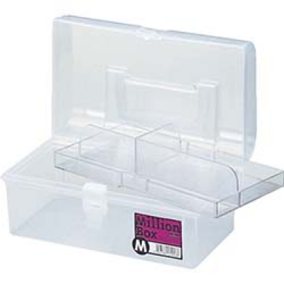 日本明邦化学 MEIHO  MBOX-M（TM） メイホー　ミリオンＢＯＸＭ　透明