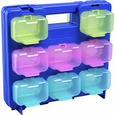 JEFCOM   SPS-2916BL デンサン　スケルトンパーツボックスミニ