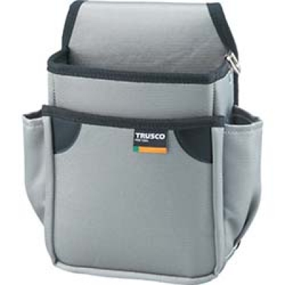 日本中山 TRUSCO  TC-51GY ＴＲＵＳＣＯ　小型腰袋　二段　グレー