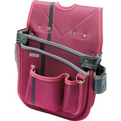 （株）基陽 HSA09R ＫＨ　進化ネイルバッグ（大）緋／黒　左用