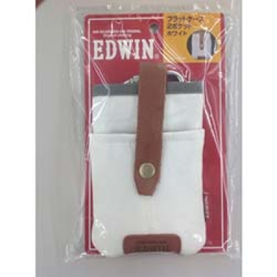 福６（株） EDW-H125W ＥＤＷＩＮ　【売切り廃番】フラットケース　２ポケット　ホワイト