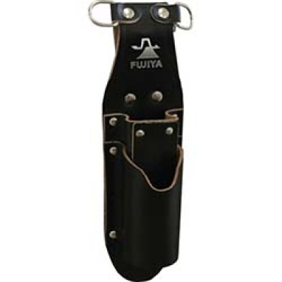 日本富具亚 FUJIYA  LP-9DSB フジ矢　高級黒革製ホルダーＤカン付（シノ・モンキー２段差し）