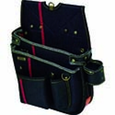 （株）基陽 HSA09K ＫＨ　進化ネイルバッグ（大）黒／緋　左用