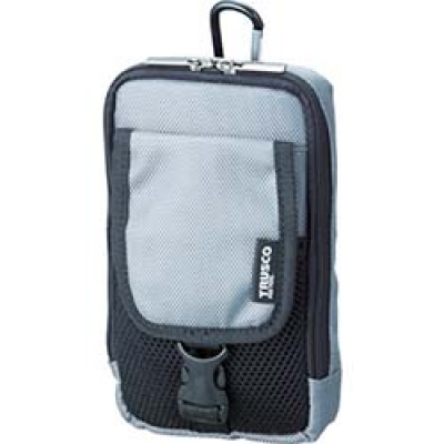 日本中山 TRUSCO  TCTC1601-GY ＴＲＵＳＣＯ　【売切り廃番】コンパクトツールケース　ツーポケット　グレー