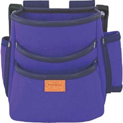（株）ＴＪＭデザイン PM-DE3B タジマ　プロマックス　電工腰袋（３段）バイオレットブルー