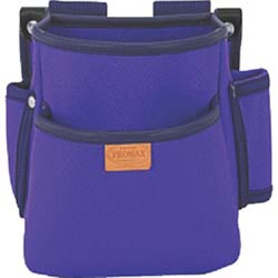 （株）ＴＪＭデザイン PM-DE2B タジマ　プロマックス　電工腰袋（２段）バイオレットブルー