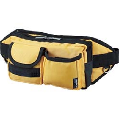 日本中山 TRUSCO  TC-WDP-Y ＴＲＵＳＣＯ　ウエストポーチ　２ポケット　イエロー