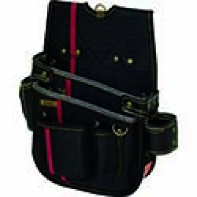 （株）基陽 HSA13K ＫＨ　進化ネイルバッグ（小）黒／緋　左用