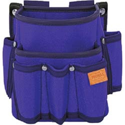 （株）ＴＪＭデザイン PM-DE2KB タジマ　プロマックス　電工腰袋（２段／工具差し付）バイオレットブルー
