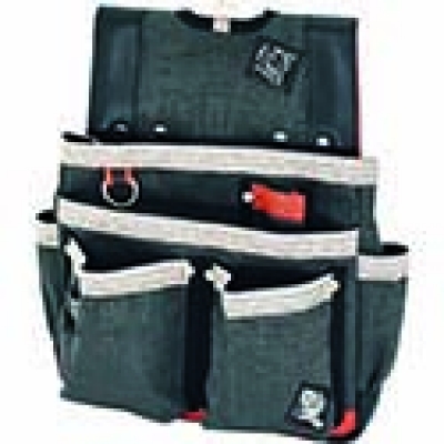 （株）基陽 SJ02R ＫＨ　ＫＨ　五神獣　釘袋　Ｗ型ポケット付　茜