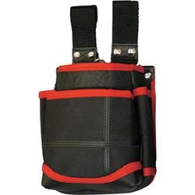 （株）基陽 TKJ02K-R ＫＨ　武尊魂　２段腰袋　自在ベルト通し黒／赤