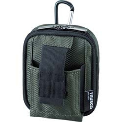 日本中山 TRUSCO  TCTC1803W-GN ＴＲＵＳＣＯ　コンパクトツールケースワイド　２ポケット　グリーン