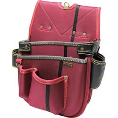 （株）基陽 SA09R ＫＨ　進化ネイルバッグ（大）緋／黒